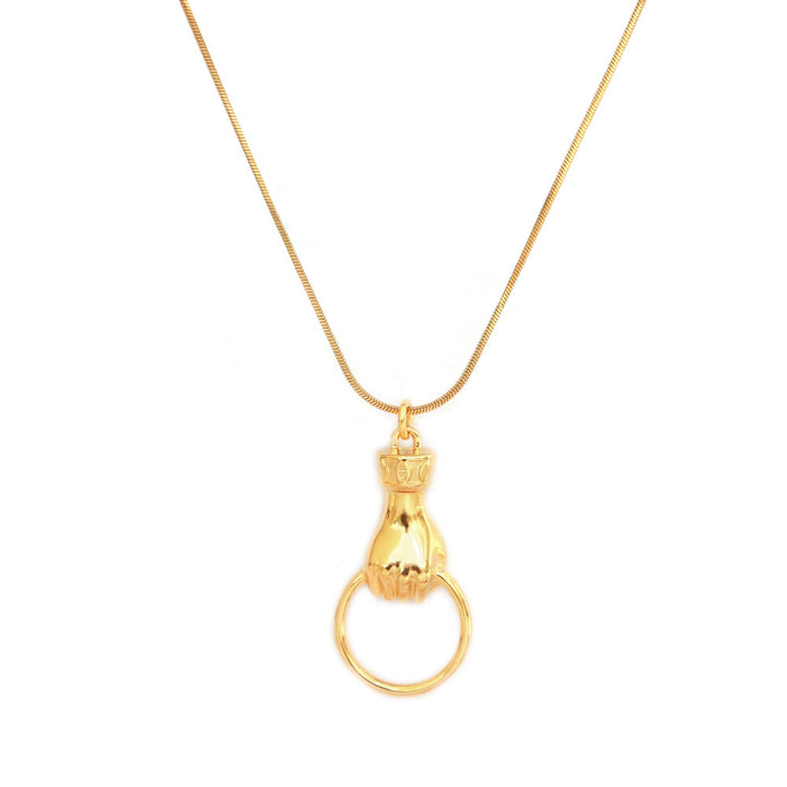 Goldene Halskette never let go