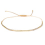 Bracelet miyuki white gold