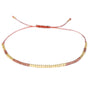 Miyuki armband olive gold