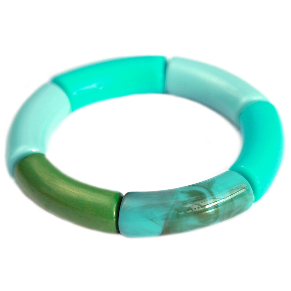 Bracelet penne olive blue